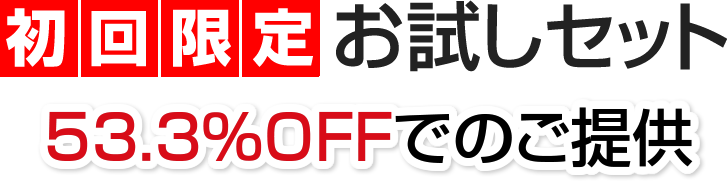 初回限定お試しセット