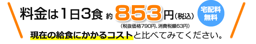 1日3食750円！簡単シミュレーション